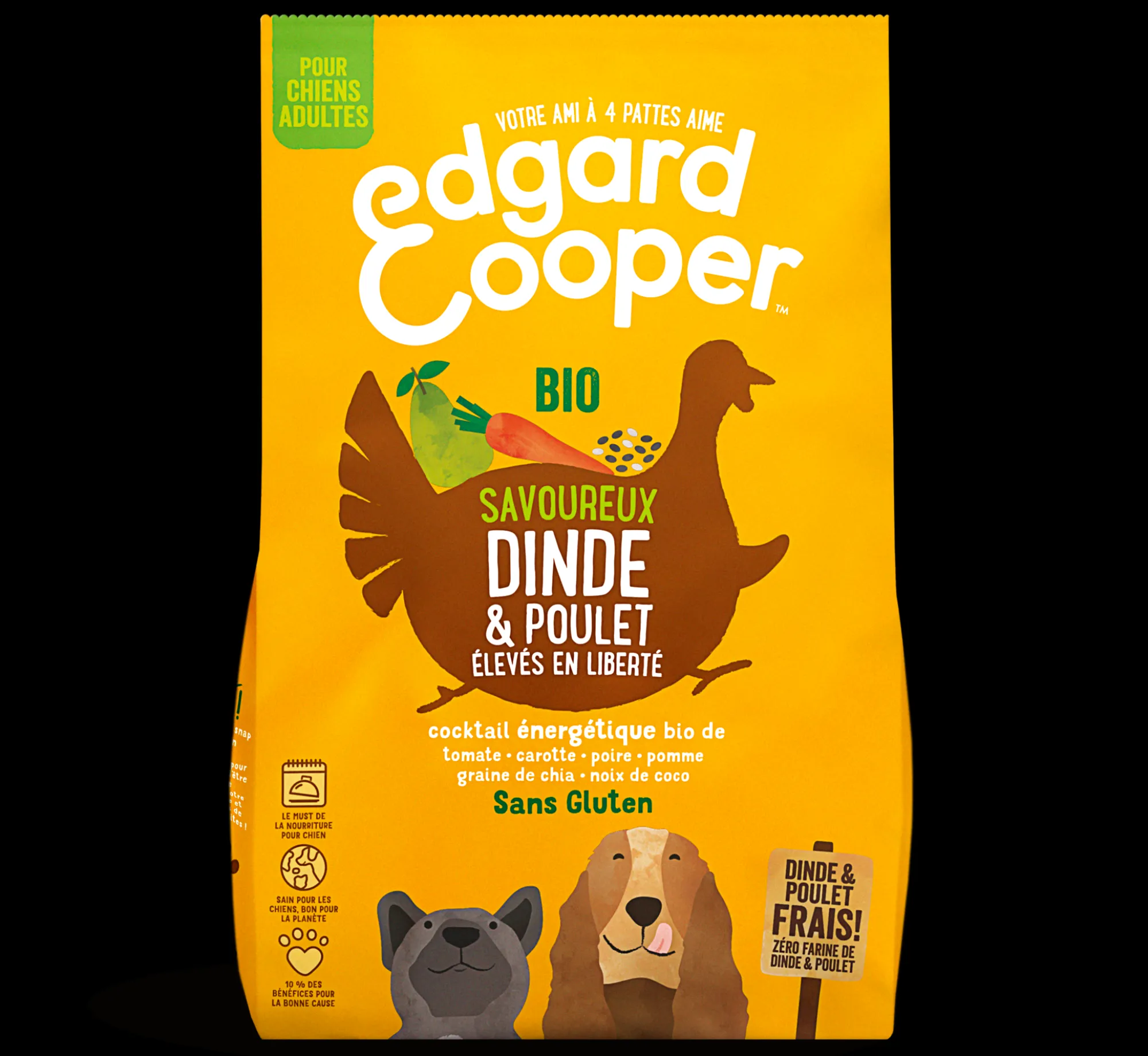 Hond Voeding|ohgreen Adult brokjes BIO kalkoen 2.5kg