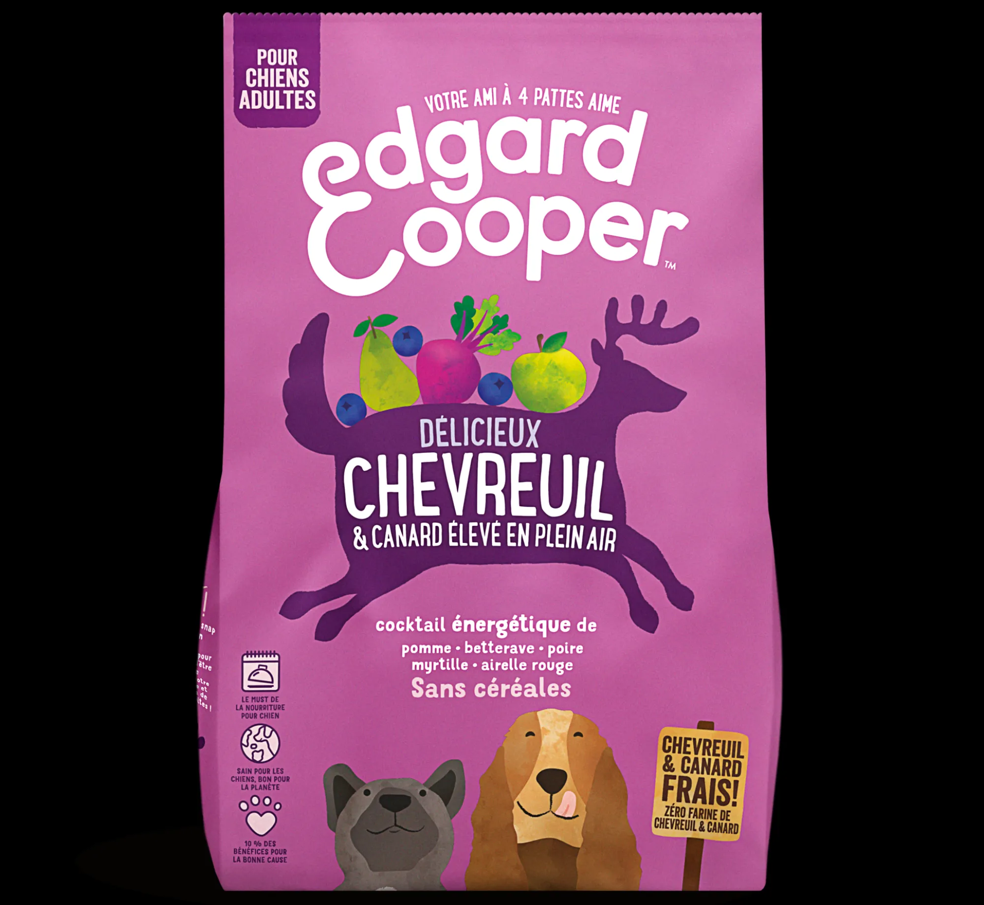 Hond Voeding|ohgreen Adult brokjes hert & eend 2.5kg