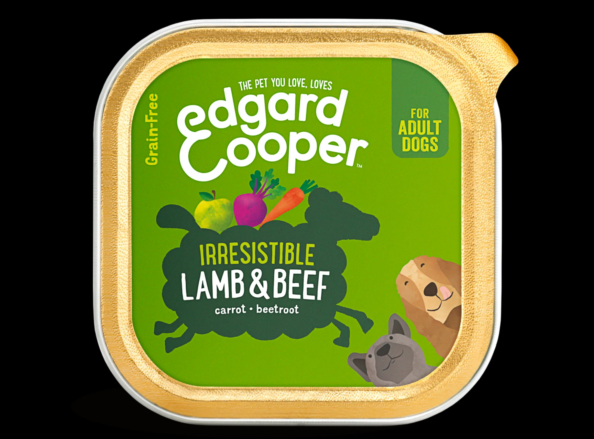 Hond Voeding|ohgreen Adult paté lam & rund 150g