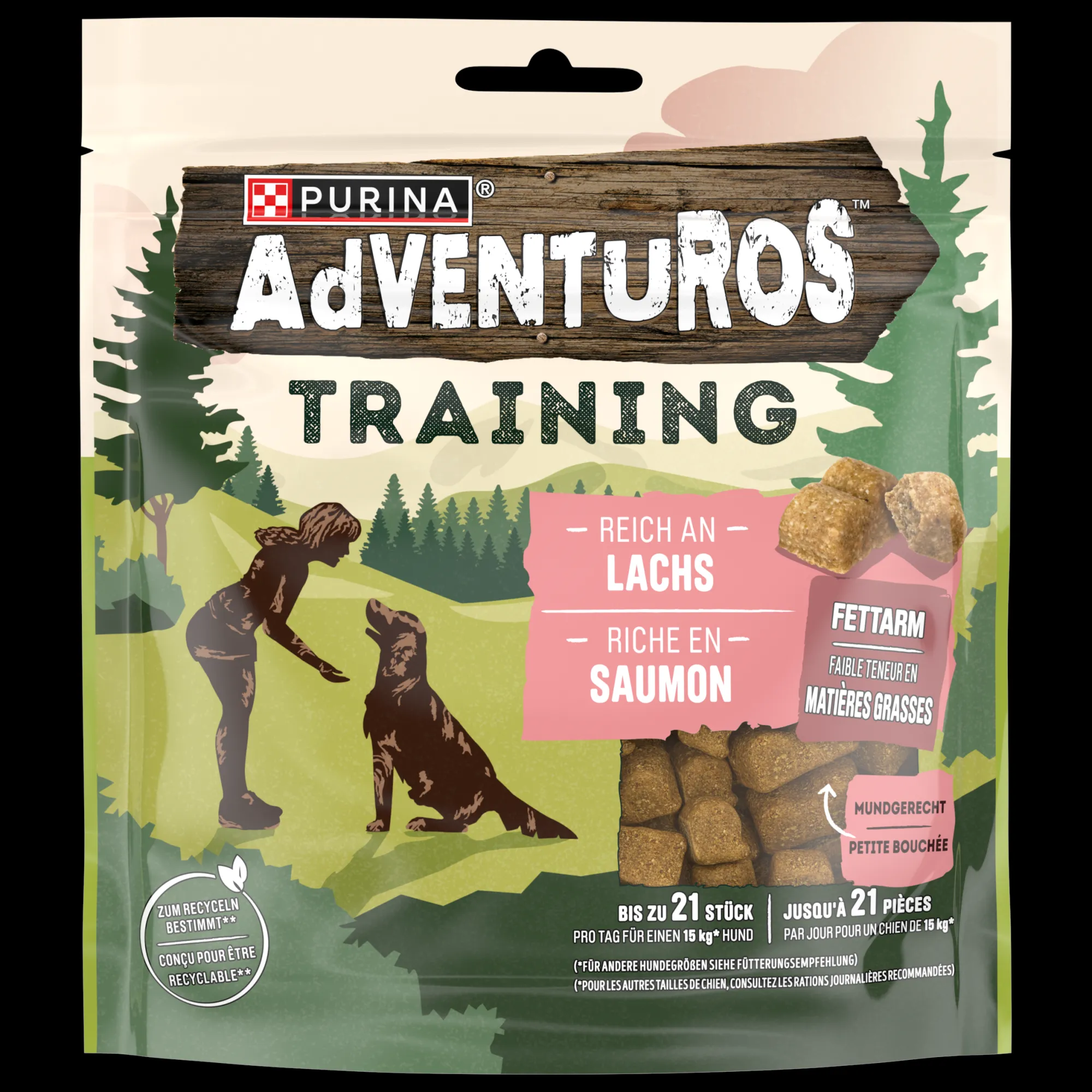 Werelddierendag|Hond Voeding|ohgreen Adventuros Training Zalm 115g