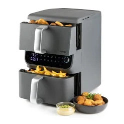 Keukentoestellen|ohgreen Airfryer double fry zone verticaal 3,5+6,5l