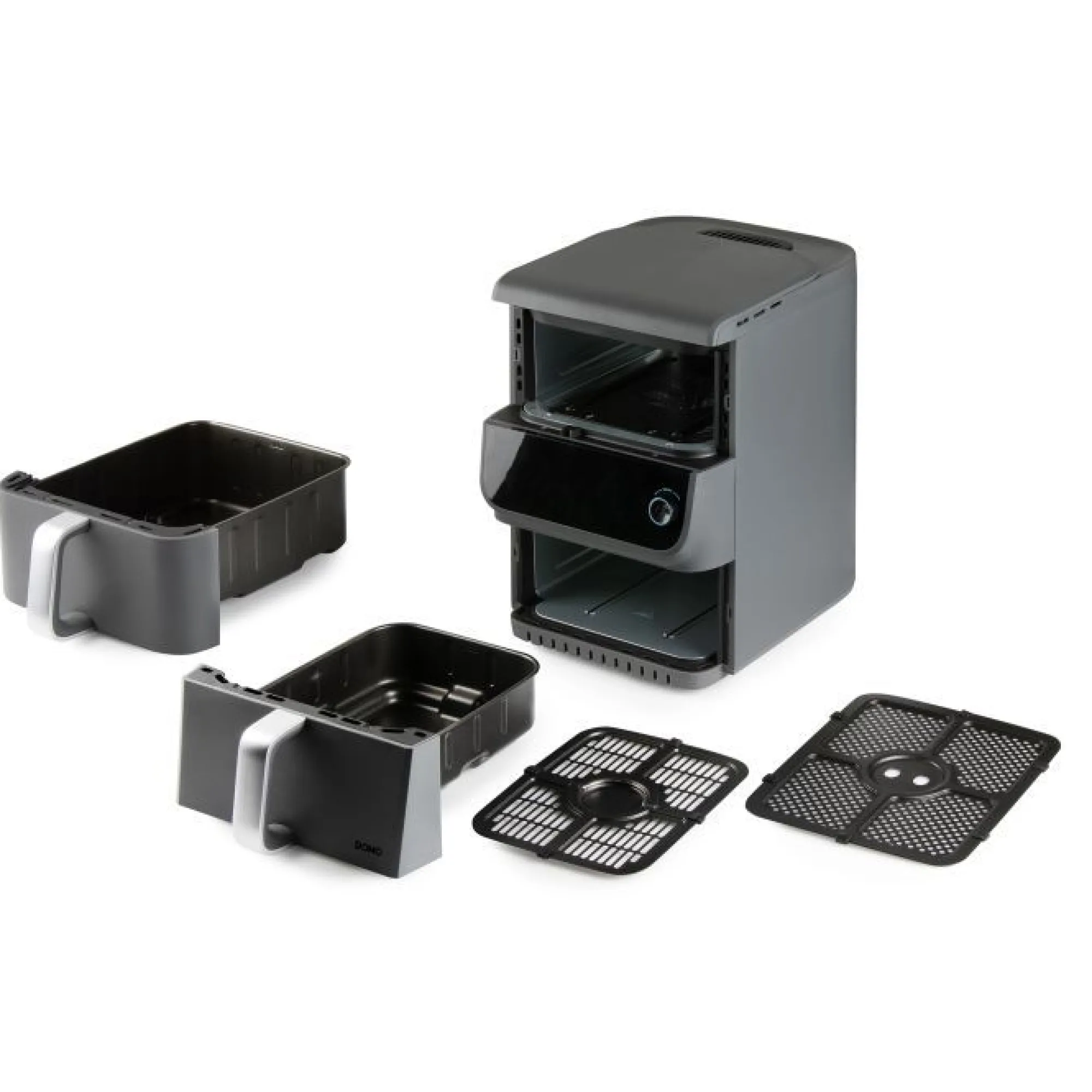 Keukentoestellen|ohgreen Airfryer double fry zone verticaal 3,5+6,5l