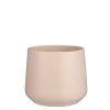 Potten En Vazen|ohgreen Amber pot rond licht roze mat - h18xd21cm