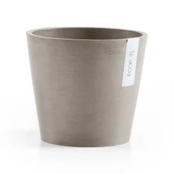 Kunststof|Ecocheques|ohgreen Amsterdam 20cm taupe met waterreservoir