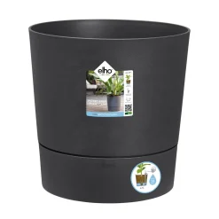 Kunststof|Ecocheques|ohgreen AQUA CARE ROND 35CM HOUTSKOOLGRIJS