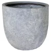 Aardewerk|ohgreen Arizona egg pot grijs d45h43