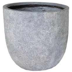 Aardewerk|ohgreen Arizona egg pot grijs d39h38