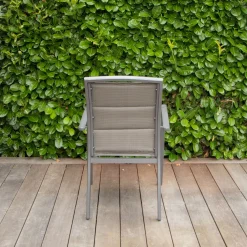 Tuinmeubelen|ohgreen Armstoel Modulo grijs antraciet