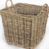 Potten En Vazen|ohgreen Bak antique grey 50x50h45cm