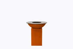 Bbq|ohgreen Barbecue Cortenstaal d88cm met vierkante gesloten voet
