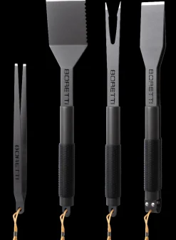 Accessoires En Onderhoud|ohgreen Barbecue 4-delige set (tang, spatel, vork, pincet)