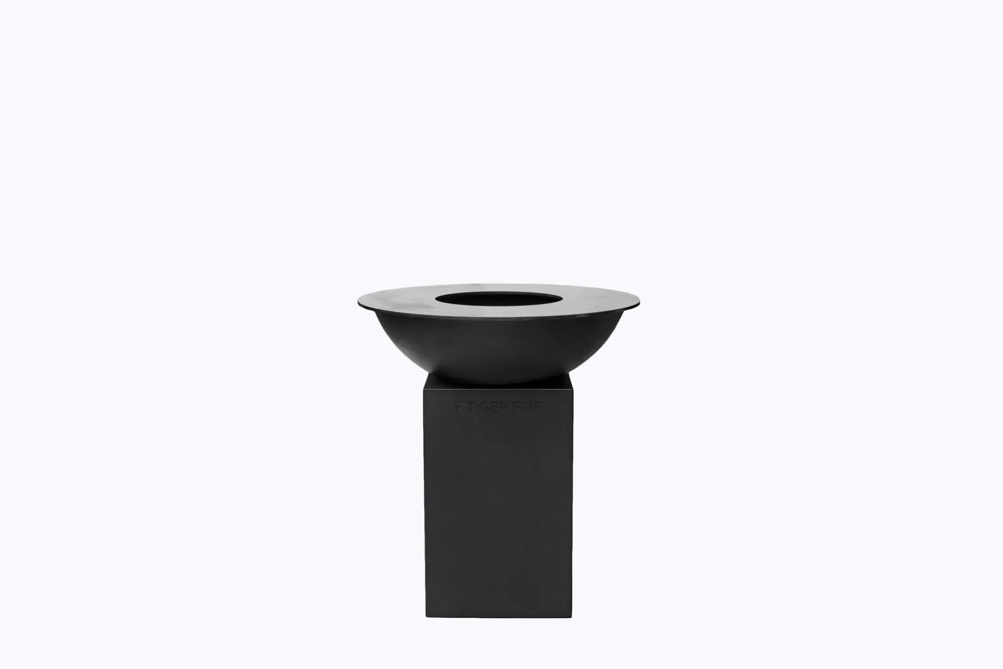 Bbq|ohgreen Barbecue zwarte poedercoat d88cm met vierkante gesloten voet