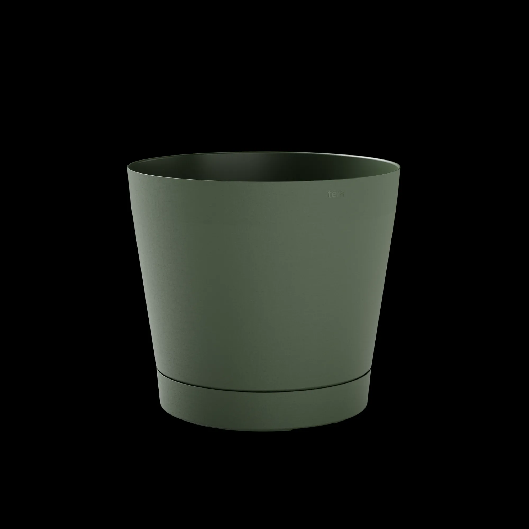 Kunststof|Ecocheques|ohgreen Bloempot Orione 24cm bosgroen