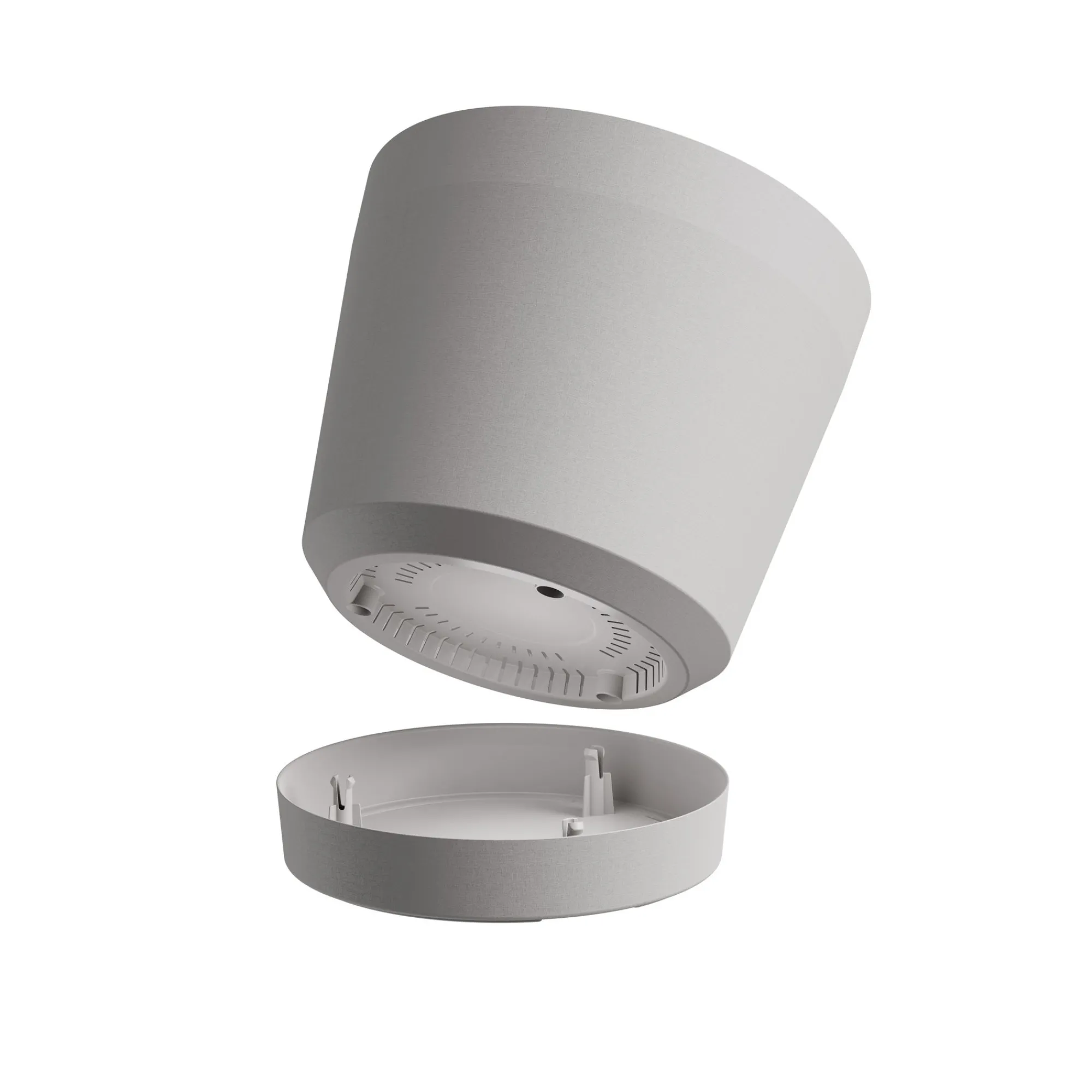 Kunststof|Ecocheques|ohgreen Bloempot Orione 24cm wolkwit