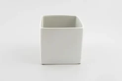 Potten En Vazen|ohgreen BLOEMPOT VIERKANT BASIC MINI Ø 11CM MAT WIT