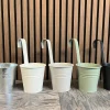Metaal|ohgreen Bloempot zink met haak 5 kleuren