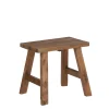 Meubilair|ohgreen Bold kruk recycled hout bruin - l38xb28,5xh34cm