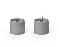 Lantaarns Olielampen En Fakkels|ohgreen Breeze 8 keramiek - set van 2 kaarsen