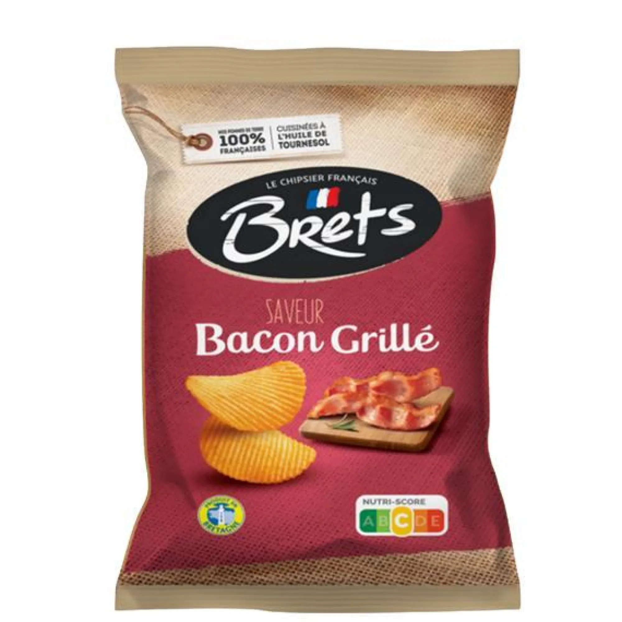 Voeding|ohgreen Brets chips met gegrilde bacon smaak