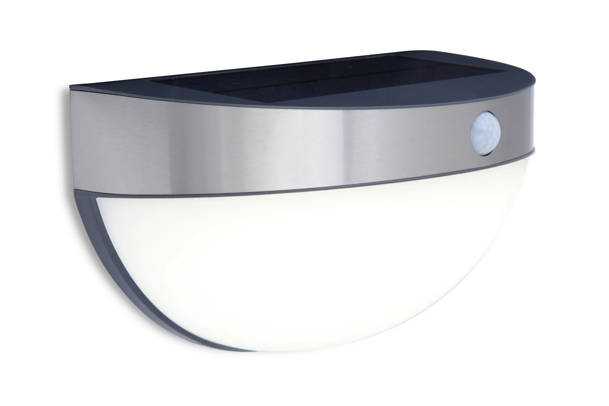 Verlichting|Ecocheques|ohgreen Bubble solar wandlamp met sensor roestvrij staal led 2.3w