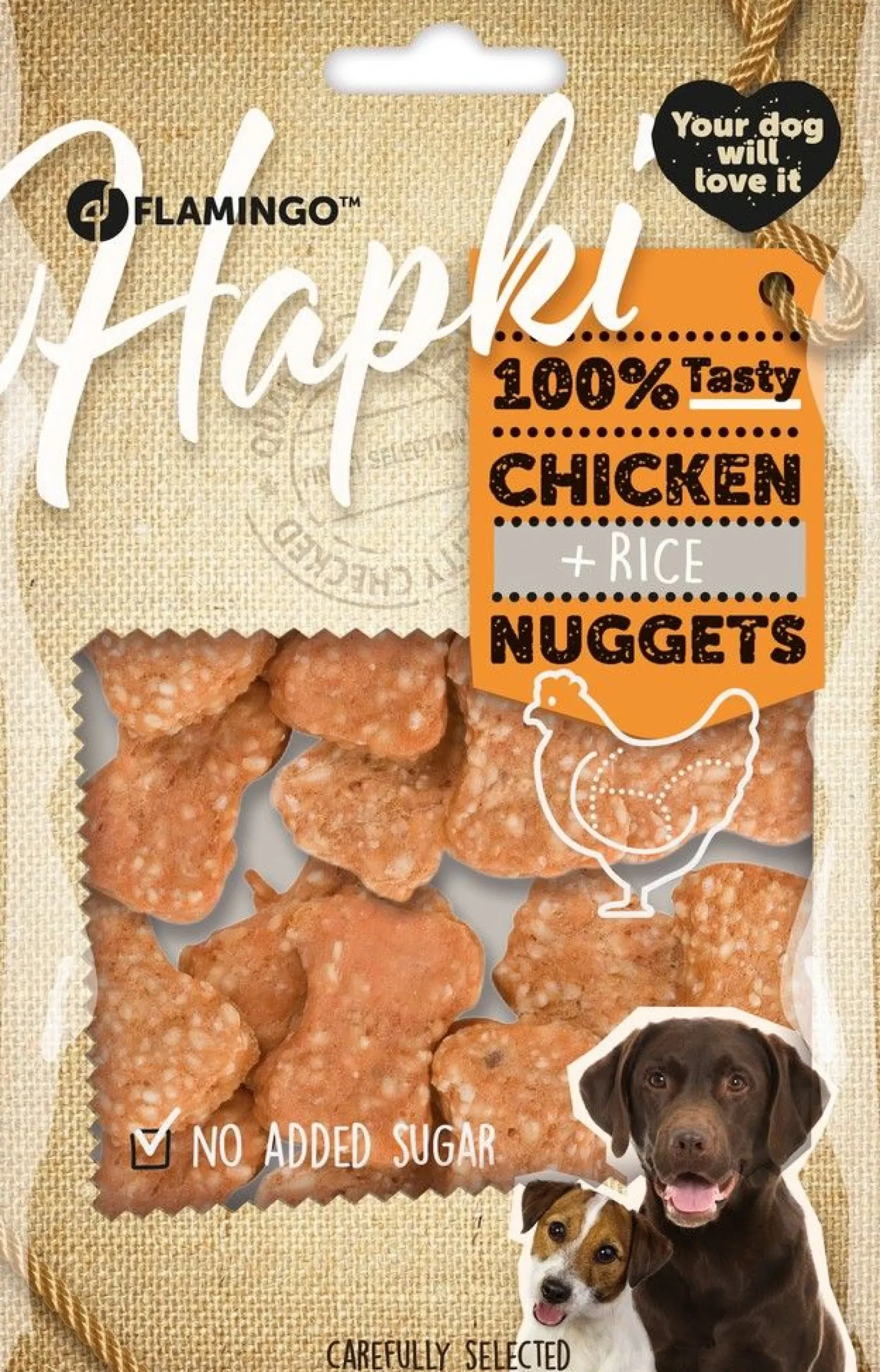 Hond Voeding|Werelddierendag|ohgreen Chick'n snack - cooked rice bone