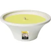 Geuren|ohgreen Citronellakaars in witte schaal - Lemon Breeze