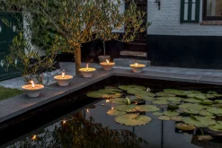 Geuren|ohgreen Citronellakaars in witte schaal - Asian Garden