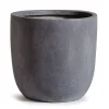 Aardewerk|ohgreen Clayfibre egg pot grijs d39h38