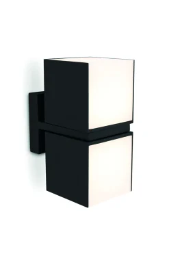 Verlichting|Ecocheques|ohgreen Cuba wandlamp met 2 lichkoppen mat zwart led 24.4w