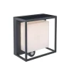 Verlichting|Ecocheques|ohgreen Curtis solar wandlamp donkergrijs led 3w