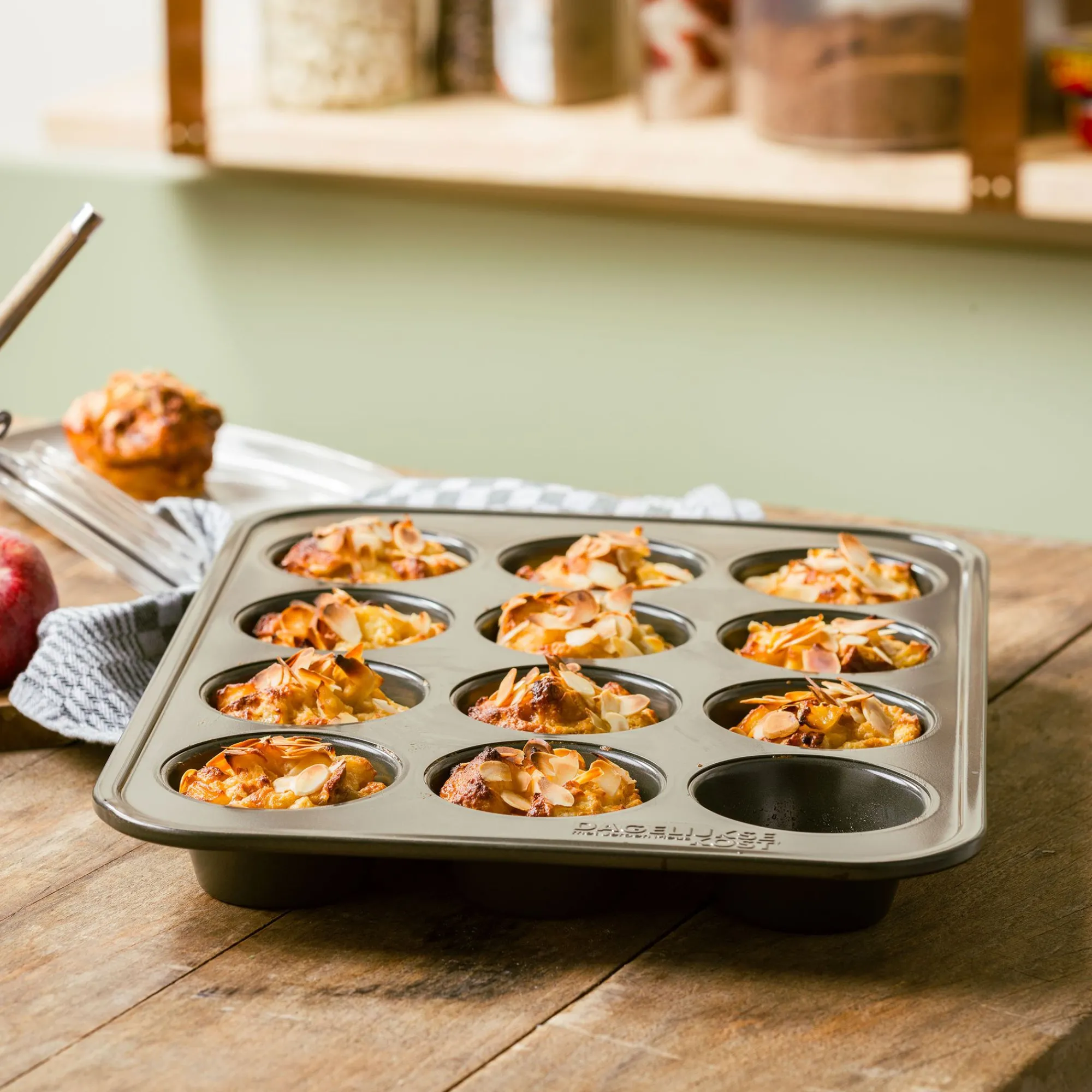 Bakken|ohgreen Dagelijkse kost muffinvorm voor 12 stuks