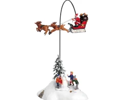 Lemax Kerstdorpen|ohgreen De kerstman komt naar de stad, met 4,5v adapter