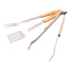Accessoires En Onderhoud|Ecocheques|ohgreen 3-delige standaard set uit rvs en hout FSC 100%
