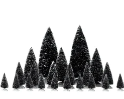 Lemax Kerstdorpen|ohgreen Diverse dennenbomen, set van 21