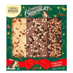 Feesttafel|ohgreen Doos 3 tabletten kerstmis chocolades