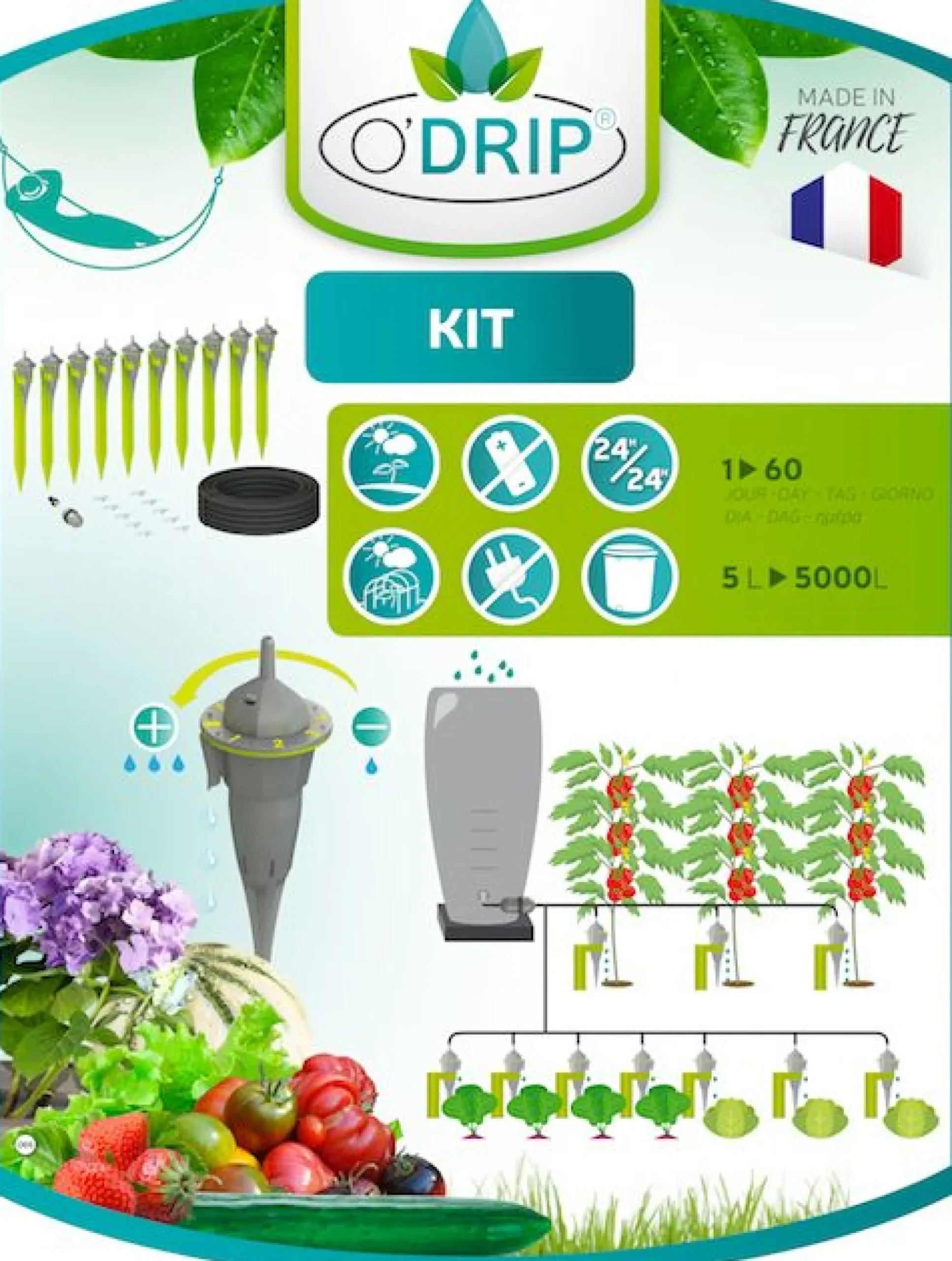 Bewatering|ohgreen Druppelsysteem kit 10 stuks