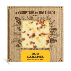Voeding|ohgreen Duo caramel witte chocoladereep
