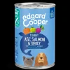 Hond Voeding|ohgreen Edgard & cooper, blik voor adult honden met zalm en kalkoen, 400g