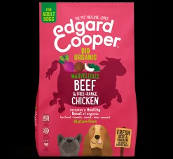 Hond Voeding|ohgreen Edgard & cooper, hondenbrokken voor adult met rund en kip, 7kg