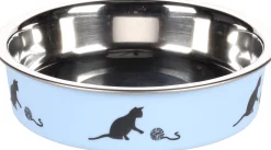 Eet-En Drinkpotten|ohgreen Eetpot kat kena blauw 11,5cm 160ml