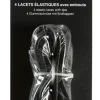 Tuinmeubelen|ohgreen ELASTIC LACES WITH ENDINGS Noir