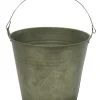 Metaal|ohgreen Emmer zink vintage groen d30h29