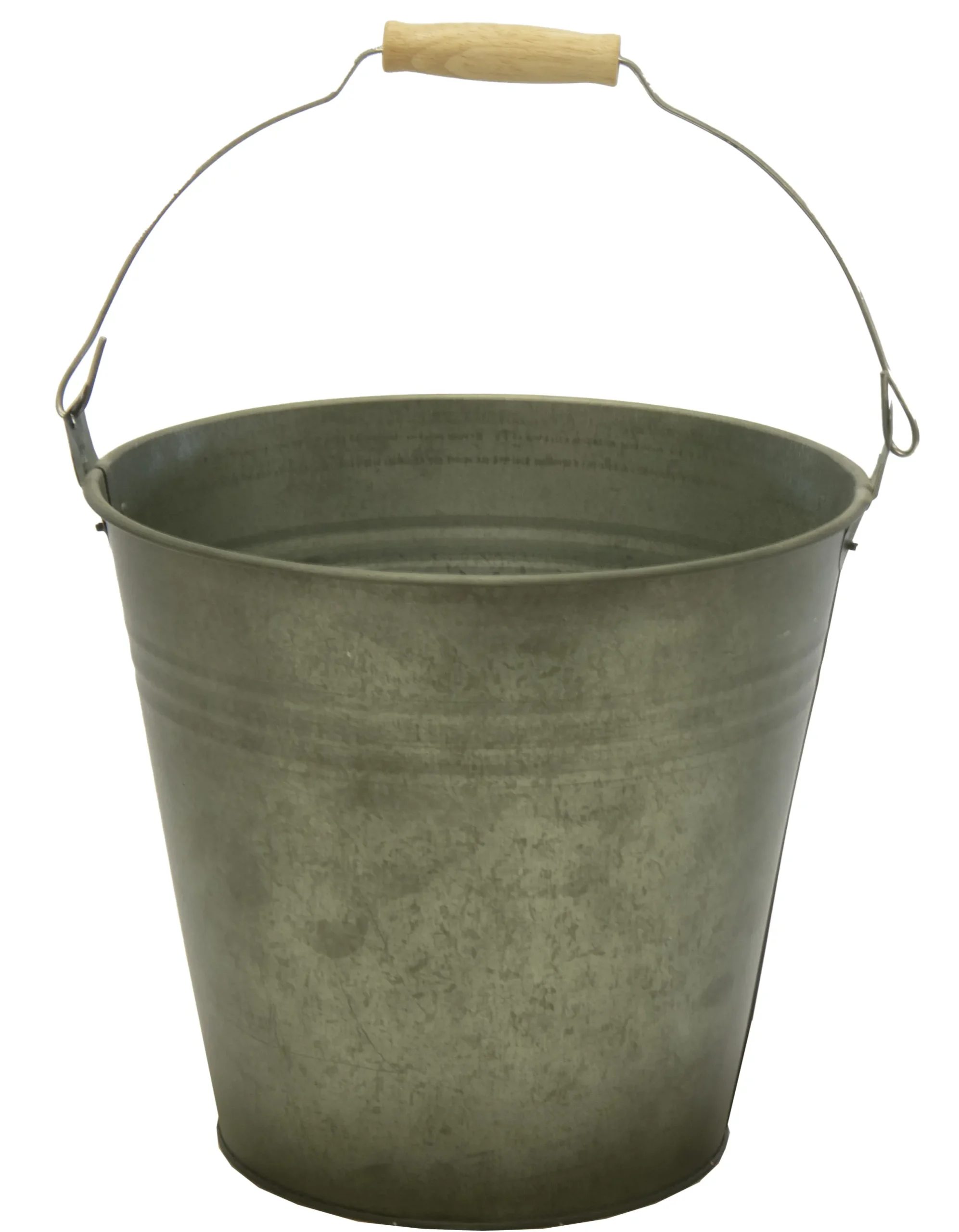Metaal|ohgreen Emmer zink vintage groen d30h29