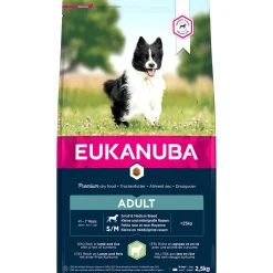 Hond Voeding|ohgreen Euk dog adult sm&med lamb&rice