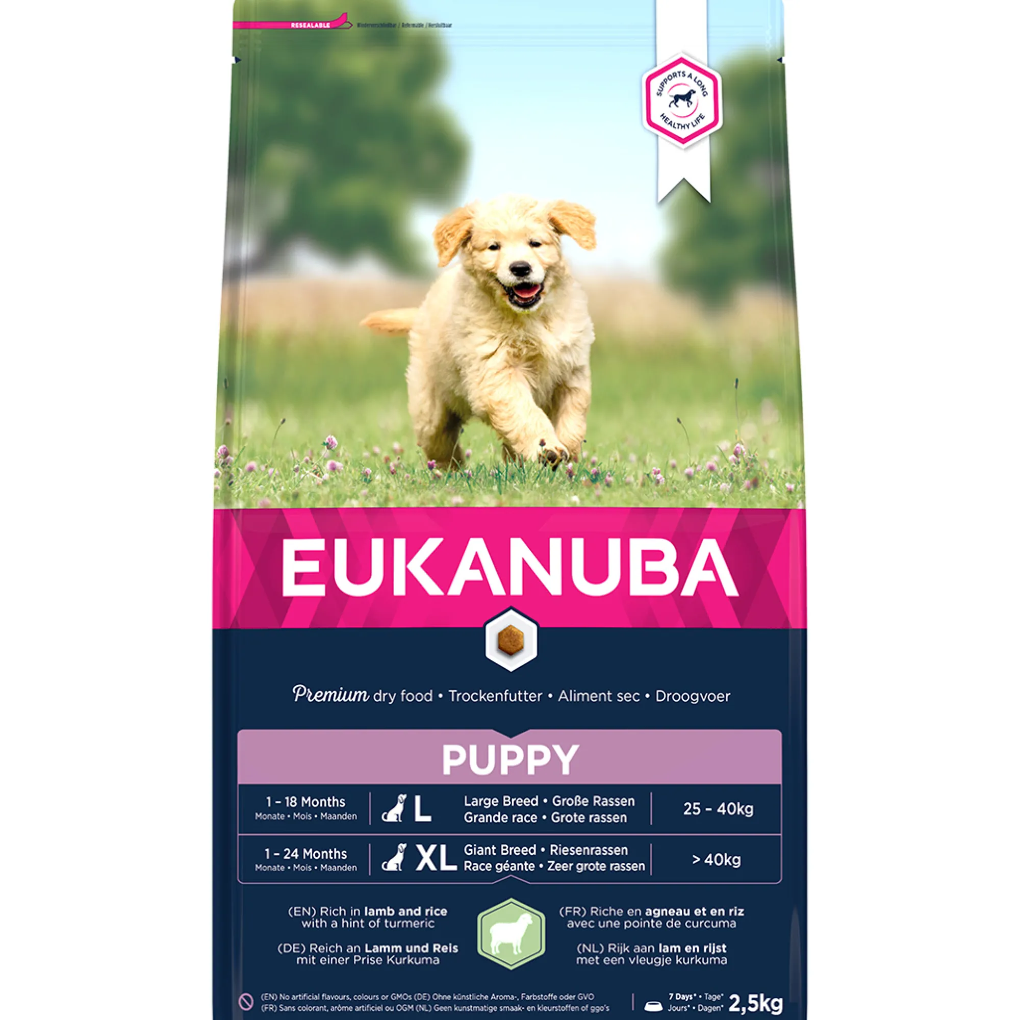 Hond Voeding|Werelddierendag|ohgreen Euk dog puppy&junior large lamb&rice