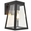 Verlichting|Ecocheques|ohgreen Fia solar wandlamp zwart e27 2ww