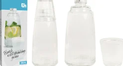 Servies|ohgreen Fles met drinkglas