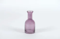 Potten En Vazen|ohgreen Flesvormige glazen vaas botelo purple