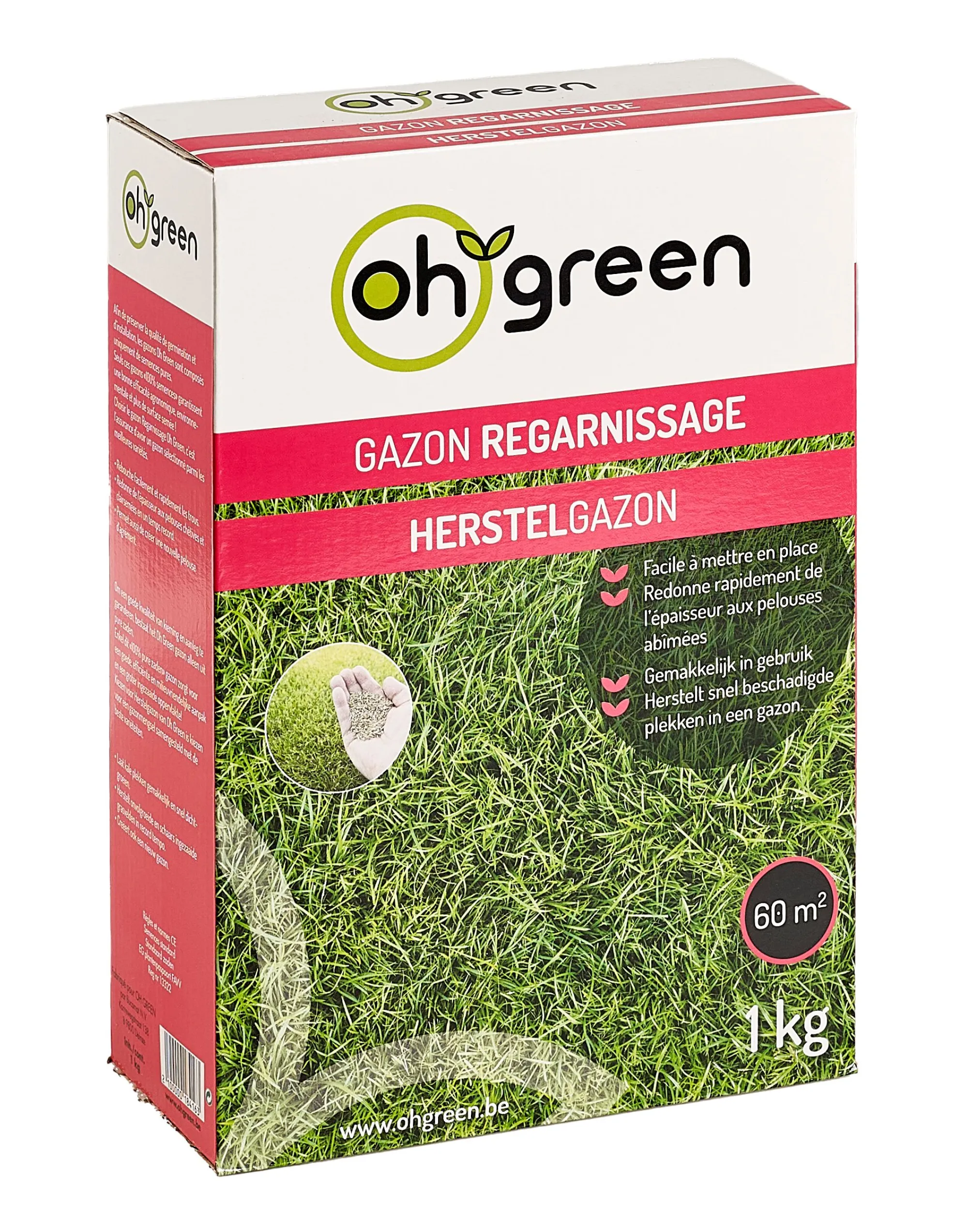 Zaden|Maak Je Tuin Lenteklaar|ohgreen Gazonzaad herstelgazon 1kg