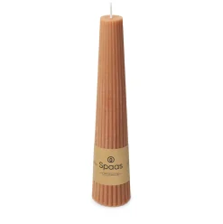 Kaarsen|ohgreen Geribde obelisk kaars